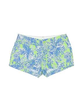 Lilly Pulitzer Women's Blue Green The Walsh Shorts Size 2